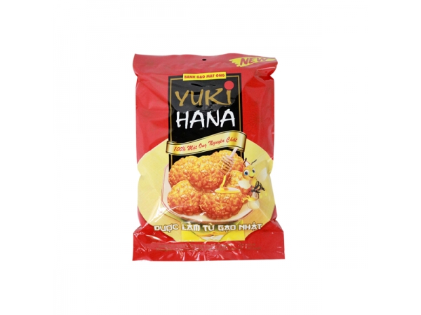 BÁNH GẠO YUKI HANA VỊ MẬT ONG 100g